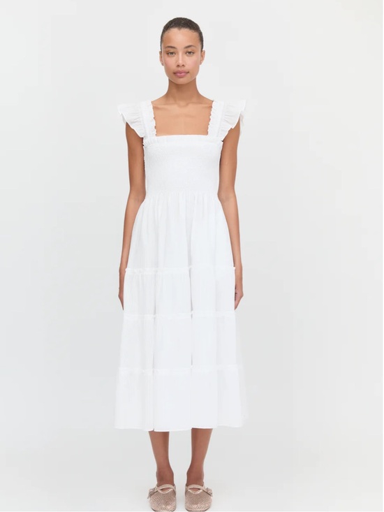 Hill House Dresses & Skirts - Hill House Ellie Nap Midi Dress in White